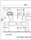 Design of garage, scale 1/100-1/200